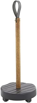 Aper Towel Holder, Black, 15 1/4" X 5 1/2" Dia