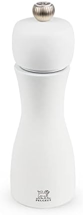 Peugeot Tahiti 8 Inch Salt Mill, White Matte