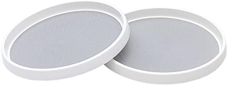 Pantry Lazy-Susan Turntable Cabinet Organizer - 10-inch Non-Skid Spin Spice Rack - 2 Pack Lazy Susans For Fridge BPA Free
