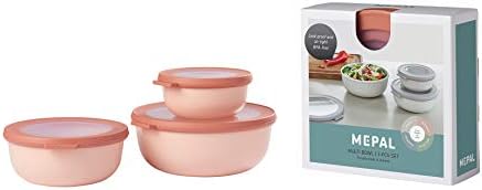 Mepal Set Multi Bowl, Pp/Tpe, Nordic White, One Size
