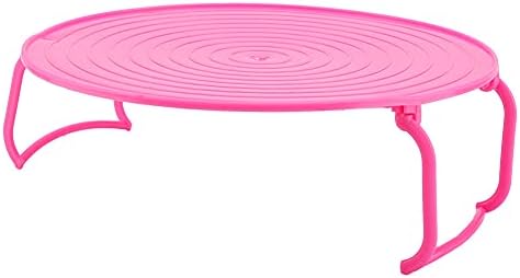 Multifunctional Plastic Steaming Dish, Microwave Oven Tray Rack, Cooking Tray Rack, Microwave Oven Heating Layered Steaming Rack For Saving Energy(Red), Steaming Dish Microwave Oven Tray Rack Mul