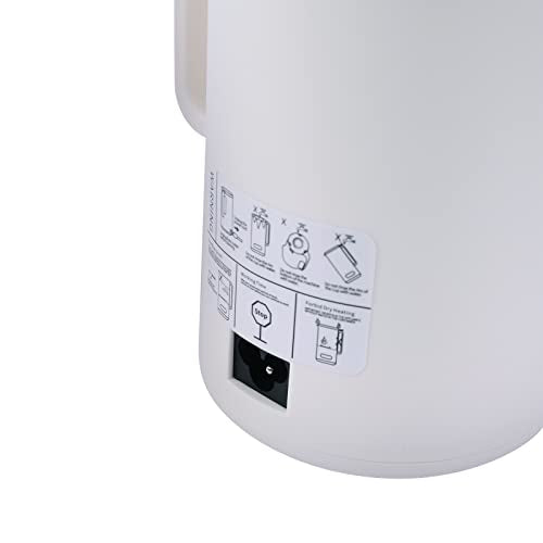 Automatic Soy Milk And Nut Milk Maker Machine, 350ml/11oz Juicer Soy Milk Maker Soup Maker With Stainless Steel And Blade, Multi Cooker Mixer For Soybean Oat Coconut Cereal Boiling, US Plug 110V