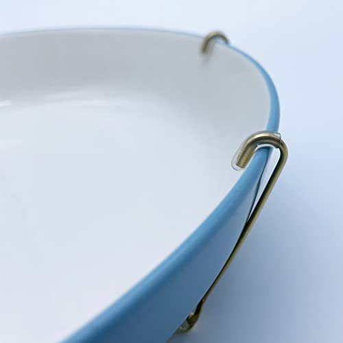 5Pcs 6-Inch Small Invisible Plate Wire Hanger Wall Holders With Protective Rubber Cover For 5" To 7" Decorative Tray