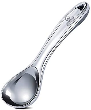 Heavy Duty Ice Cream Scoop, Commercial Ice Cream Scoop With Hook Longer Professional Antifreeze-Metal Easy-Grip Unbreakable,High Qality Zinc Alloy