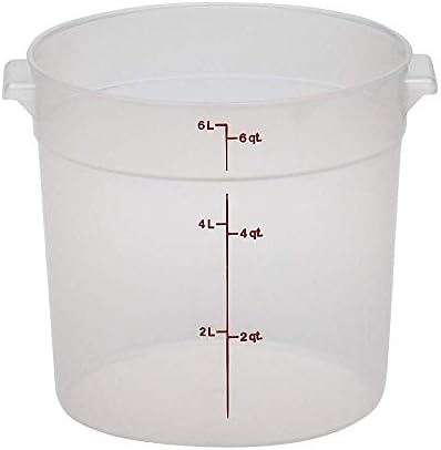 RFS6PP190 6 Qt Round Container Wirh RFSC6PP190 Translucent Lid
