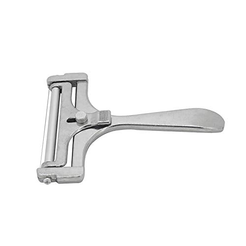1PCS Stainless Steel Cheese Slicer With Wire And Rollers Adjustable Thickness Cheese Cutter Kitchen Cooking Tool For Soft, Semi-Hard, Hard Cheeses