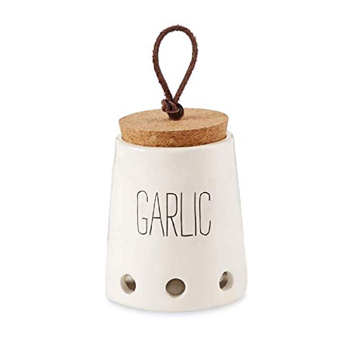 Garlic Keepers (White With Cork Top)