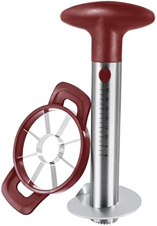 Pineapple Corer And Slicer Tool, Durable Pineapple Core Remover With Upgraded Cutter & Reinforced Thicker Blade, Stainless Steel Kitchen Fruit Gadget For Diced Pineapple Rings, Black Handle