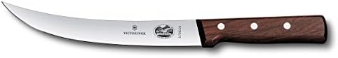 Victorinox 8-Inch Curved Breaking Knife With Rosewood Handle