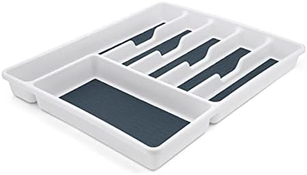 Basics 6 Compartment Drawer Organizer, Star Blue