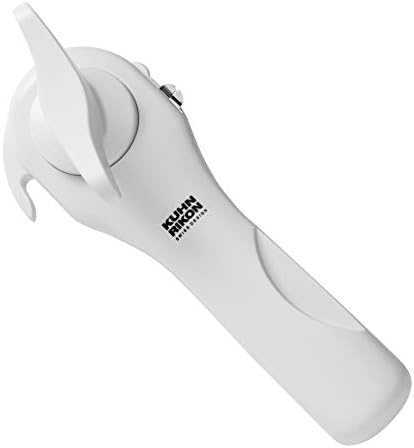 Uhn Rikon Slim Safety Smooth Touch Can Opener, No Sharp Edges, LIDLIFTER®+ 6.5" Black