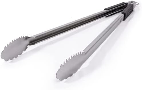 Tongs Super Long 24-inch Heavy Duty For BBQ And Grilling | Extra Long Stainless Steel Grilling Tongs For Outdoor Grill And Kitchen Cooking | Long Metal Tongs With Safety Hand Grips