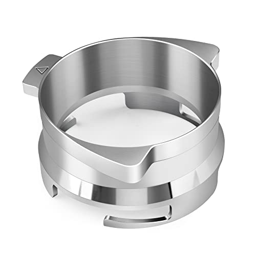 54mm Espresso Dosing Funnel For Breville Barista Portafilters (Aluminum Alloy-Silver)
