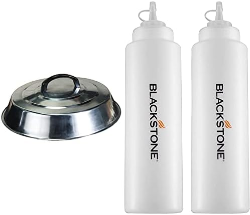 Blackstone Griddle Accessories - 12 Inch Round Basting Cover - Stainless Steel - Cheese Melting Dome And Steaming Cover - Best For Use In Flat Top Grill Cooking Indoor Or Outdoor