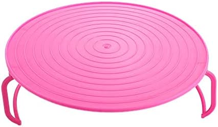 3 In 1 Microwave Plate Stacker Foldable Steaming Tray With Handle, Plastic Baking Oven Tray Kitchen Cooling Rack Cooking Equipment Accessories(Blue)