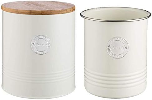 Typhoon Living Utensil Pot, 15cm, Cream