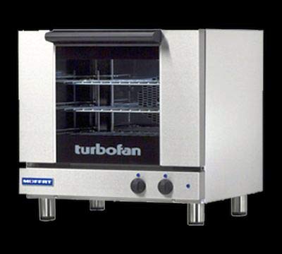 E23M3 Turbofan Electric Countertop Convection Oven, (3) 1/2 Size Sheet Pan Capacity