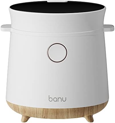 Anu Mini Low Carb Digital Programmable Multi-Functional Rice Cooker, Reduce Sugar Slow Cooker, Warmer, 3 Cups (white Rice), 1 Cup (Low Carb Rice) Uncooked, One-Touch Cooking, 24 Hours Delay Timer, Auto Keep Warm Feature
