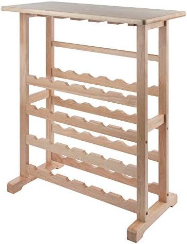 Vinny Wine Storage, 31.5"W X 35.67"H X 16.22"D, Espresso
