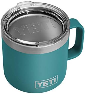 Yeti Rambler 14 Oz Stainless Steel Vacuum Insulated Mug With Lid