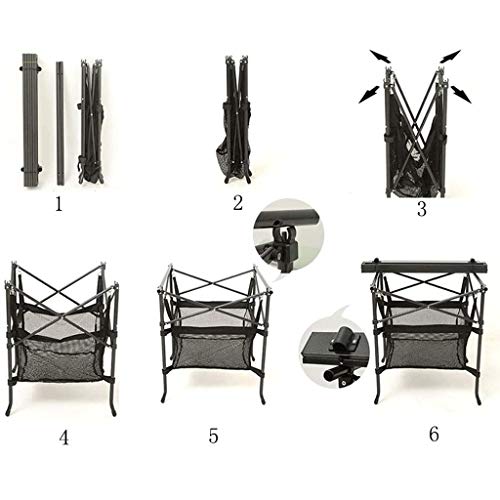 EYHLKM Camping Folding Table, Portable Lightweight Foldable Compact Small Table, Perfect For Outdoor, Camping, Picnic, Beach, Hiking, Easy To Install & Clean