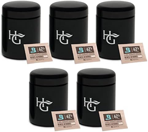 - Half Oz Airtight Jar And Smell Proof Containers (250 Ml) Comes With Humidity Pack To Keep Goods Fresh For Months