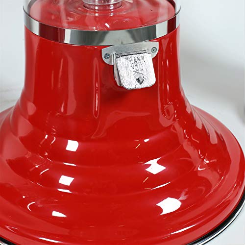 Gumball Machine For Kids RED Vending Machine 4'10" $0.25 Tall Spiral Candy Machine With Dispenser For Gumballs Bubble Gums Bouncy Balls Capsules