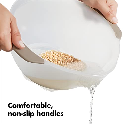 OXO Good Grips Rice & Small Grains Washing Colander, 15.4 X 23.3 X 13.9 Cm