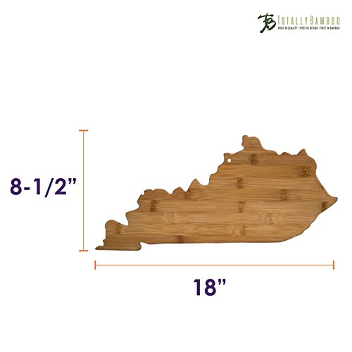 Kentucky State Shaped Cutting Board, Natural Bamboo