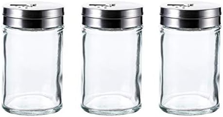 | Stainless Steel Salt And Pepper Shakers Set | 6-Piece Pack | Best For Home Kitchen, Restaurants And Catering