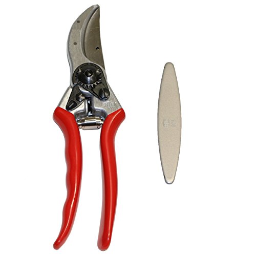 Felco 2 Bypass Pruner And Diamond Sharpener (Bundle, 2 Items)