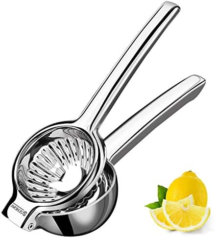 Lemon Squeezer Stainless Steel Manual Fruit Squeezer, Citrus Squeezer Fruit Juice Reamer Fast Handle Press Tool, Manual Juicer Perfect For Juicing Oranges, Pomegranate, Lemons & Limes