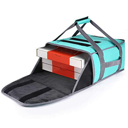 Pizza Bags For Delivery 18" X 18" X 5"Insulated Pizza Delivery Bag Moisture Free For Catering Food Delivery,Restaurant,Cookouts Black
