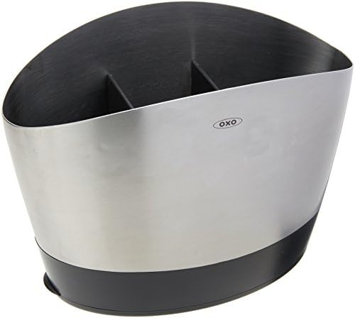 OXO Good Grips Stainless Steel Utensil Holder 8.4" X 4.75" X 6.25"