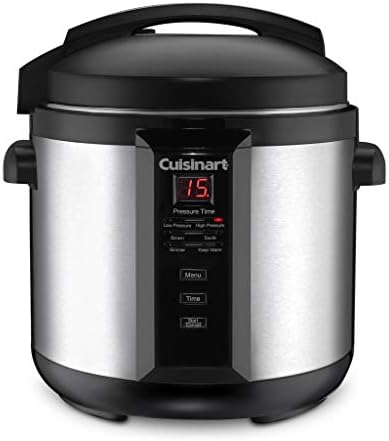 Cuisinart CPC-600N1 6-Quart Electric Pressure Cooker, Silver (Renewed)