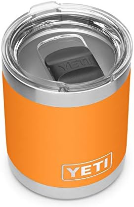 Yeti Rambler 10 Oz Lowball, Vacuum Insulated, Stainless Steel With MagSlider Lid, Black