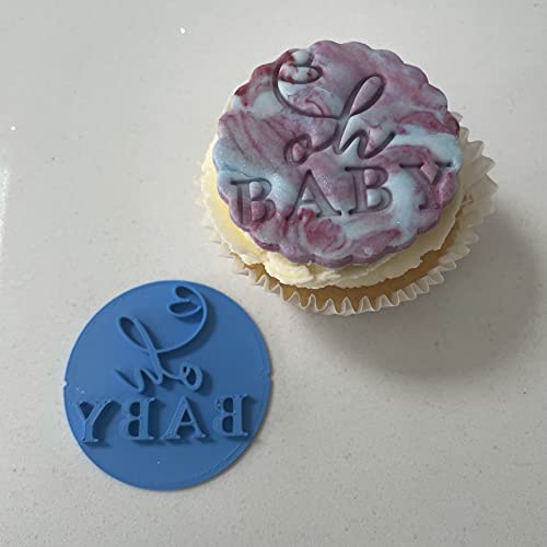 Oh Baby Cookie Stamp Fondant Embosser 6cm (2.36 Inches) Made In The UK For Baking, Cooking, Fondant, Icing, Cupcake, Cookie, Cake, Biscuits, Decoration