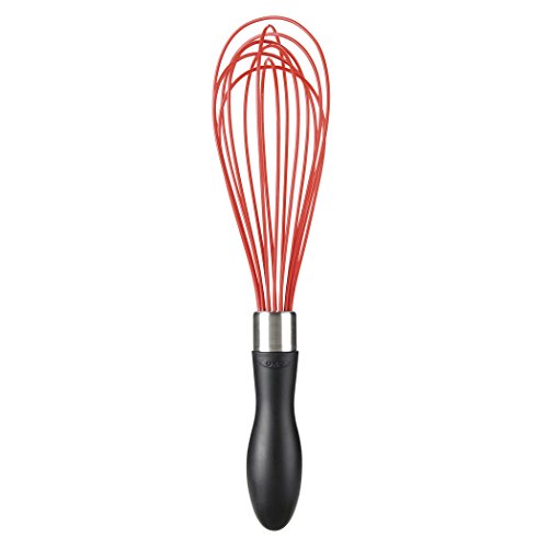 OXO Good Grips 11-Inch Balloon Whisk & 11-Inch Silicone Balloon Whisk - Red