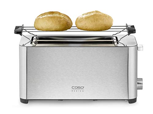 ASO 4 Slice, Wide Slot Toaster, Stainless Steel, Cancel, Defrost, Bagel, 6 Browning Settings, Warming Tray, 11926