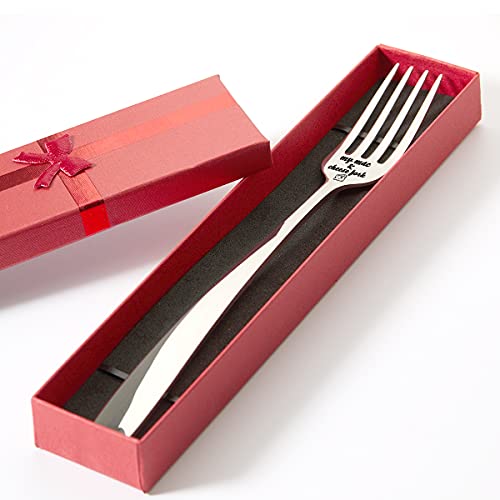 Funny Fork Gifts For Women Men Kids, Cute My Mac And Cheese Fork Engraved Stainless Steel, Mac And Cheese Lovers Foodie Gifts For Birthday Valentine Christmas