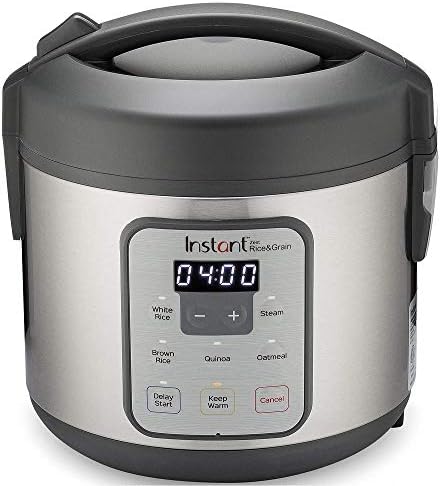 Zest 8 Cup One Touch Rice Cooker, Steamer, Cooks Rice, Grains, Quinoa And Oatmeal, No Pressure Cooking Functionality