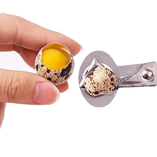 Set Of 6 Stainless Steel Green Quail Egg Shell Cutters Separator Cracker Opener Stainless Steel Blade Tool.