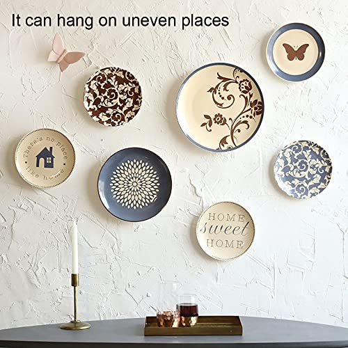 20pcs 1.25 Inch Plate Hangers For The Wall And Hangers Kit, Wall Plate Hangers For Home Office Photo Frames And Decorative Plates Board Painting