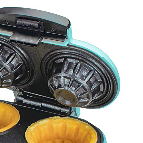 Appliances TS-1402BL Double Waffle Bowl Maker, Standard, Blue