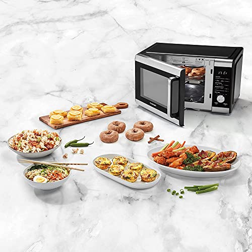 Cuisinart AMW-90 3-in-1 Microwave AirFryer Plus, Black Bundle With 2 YR CPS Enhanced Protection Pack