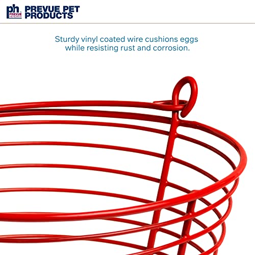 8 Inch Red Egg Basket 468
