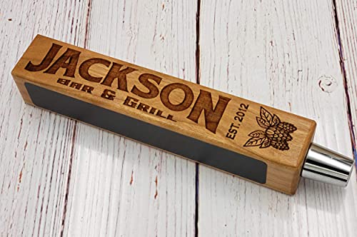 Custom Beer Tap Handle With Chalkboards-Hops Edition-Laser Engraved
