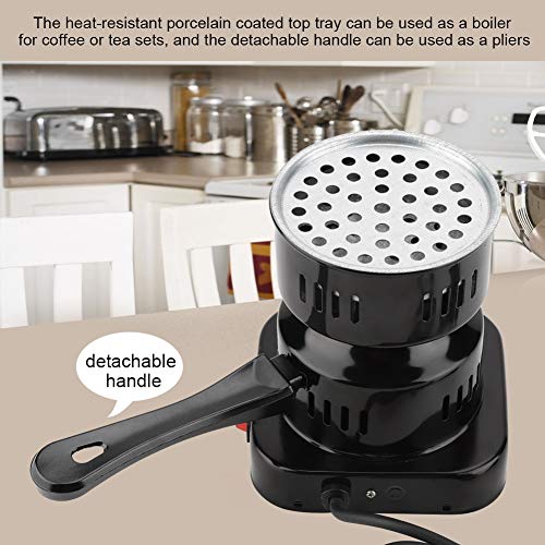 Hot Plate Stove Burner-Easy To Use Multi-purpose Hot Plate Stove Burner With Removable Handle(US Plug)
