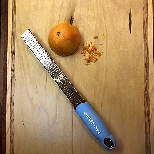 Microplane Premium Classic Zester Grater 2 Pack (Blue Grotto And Rouge Red)