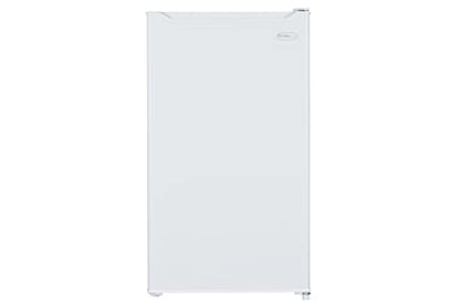  DCR033B1WM 3.3 Cu.Ft. Compact Refrigerator, Mini Fridge With Chiller For Bar, Living Room, Den, Basement, Kitchen, Or Dorm, White